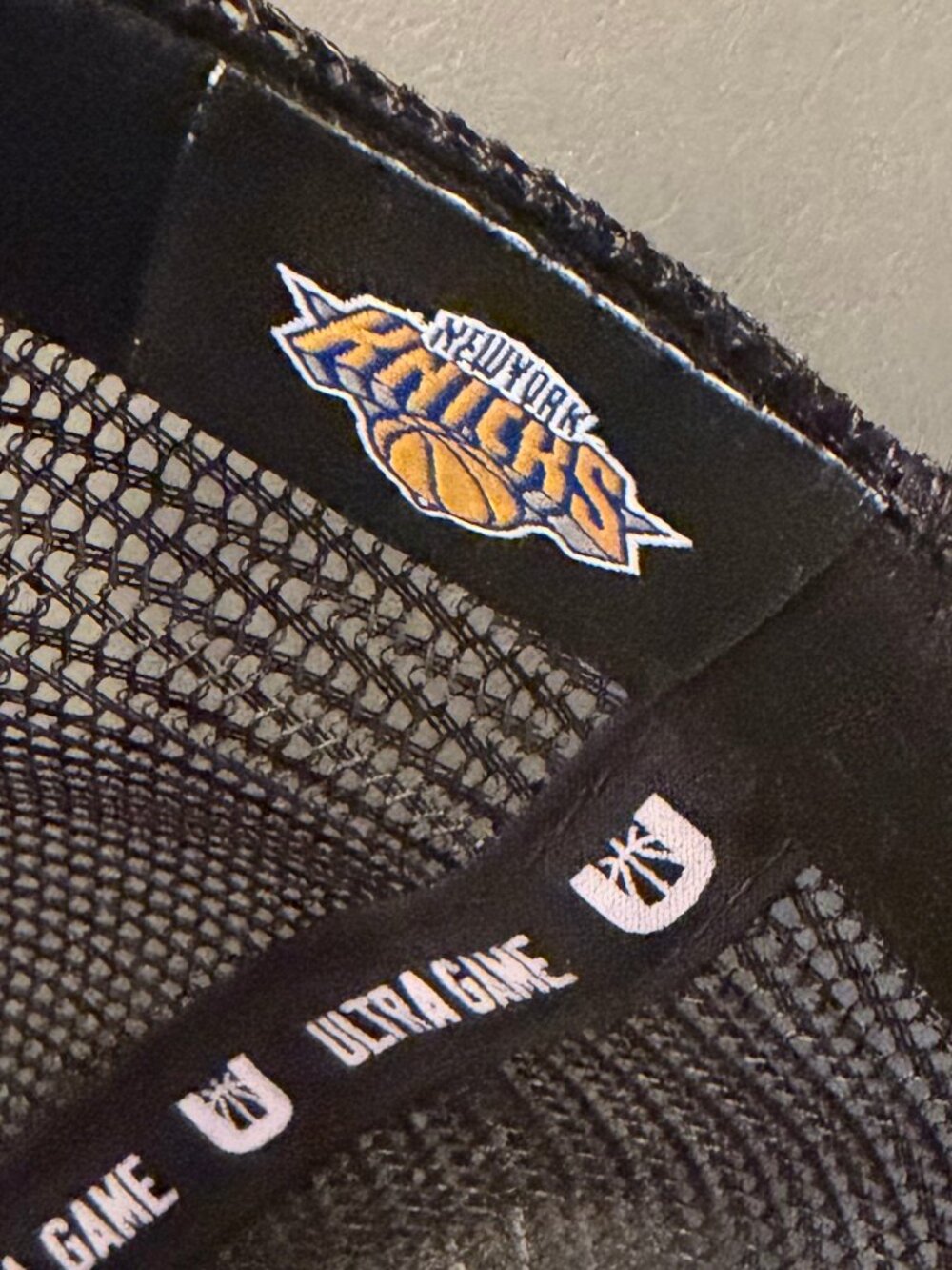 New York Knicks Ultra Game One Size Fits Most Hat NBA Black Adjustable - Picture 5 of 9